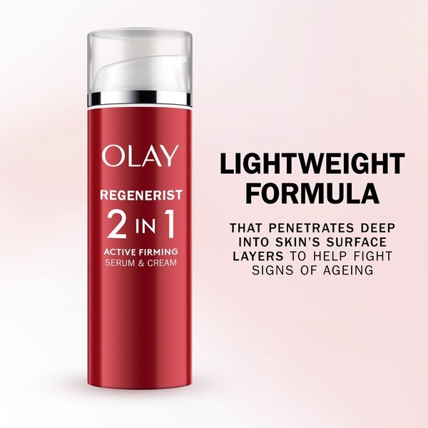 Olay Regenerist 2-v-1 dnevna krema in serum<br>50 ml - za vse tipe kože