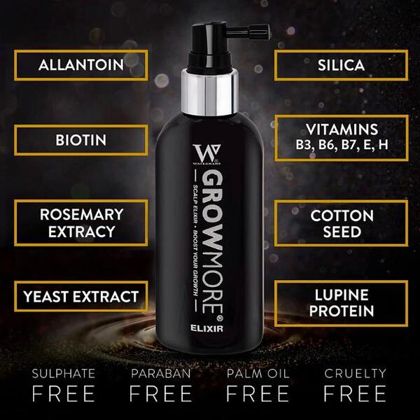 Watermans Grow More Elixir 100ml, Hajhullás, Növekedést Elleni Szérum | Haj | Superdrug