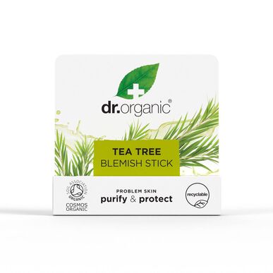 Dr. Organic Tea Tree -epäpuhtauspuikko Roll-On puhdistava epäpuhtauksien hoitoon 8ml 8ml