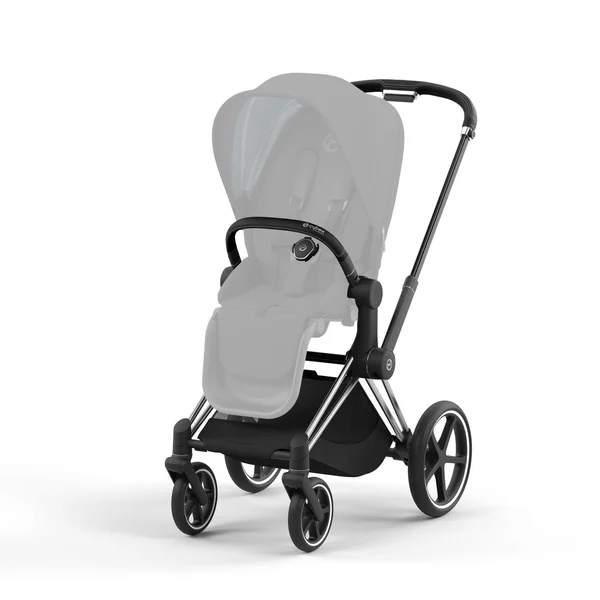 Kočárek Cybex Priam V4 Mountain Blue, rám chrom/černý