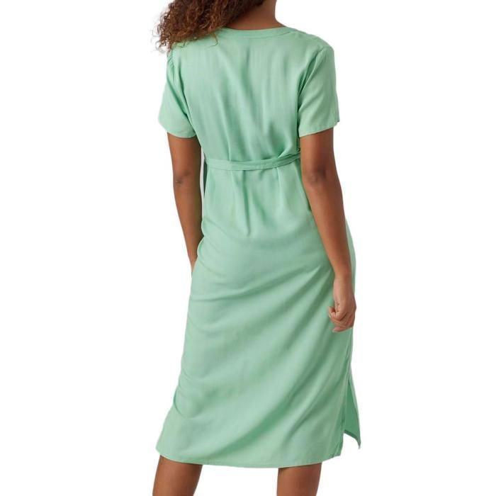 Dress - MAMALICIOUS - Misty - Green - 100% cotton - Nursing function