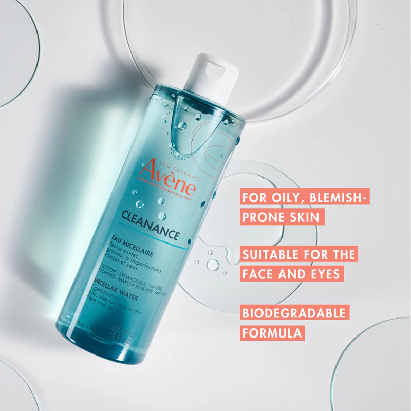 Água micelar Avène Cleanance para pele oleosa e mista