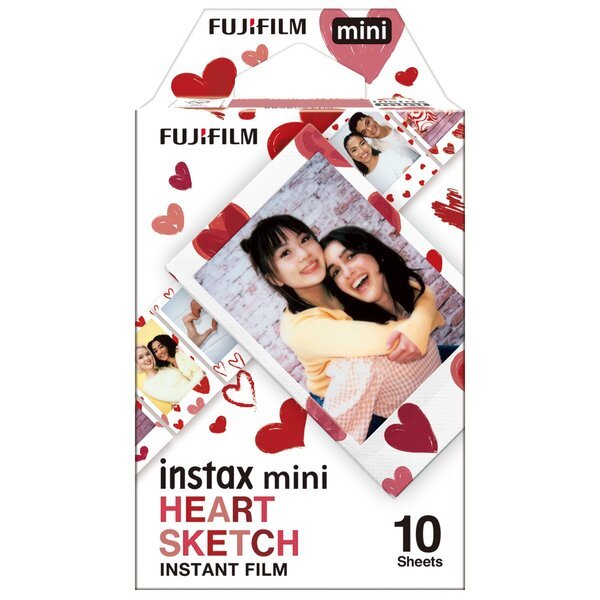 Fujifilm Instax Heart Sketch<br>86mm x 54mm