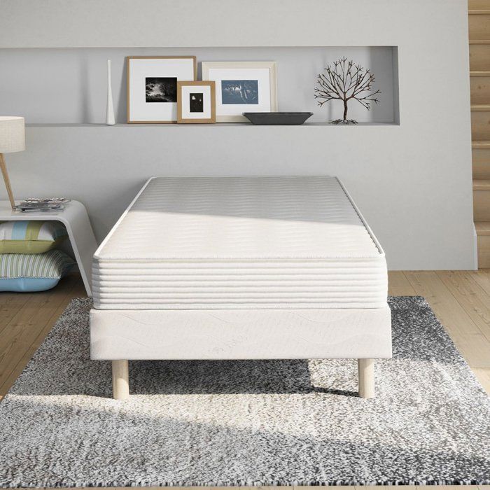 Base de cama + colchón 90x190x15cm