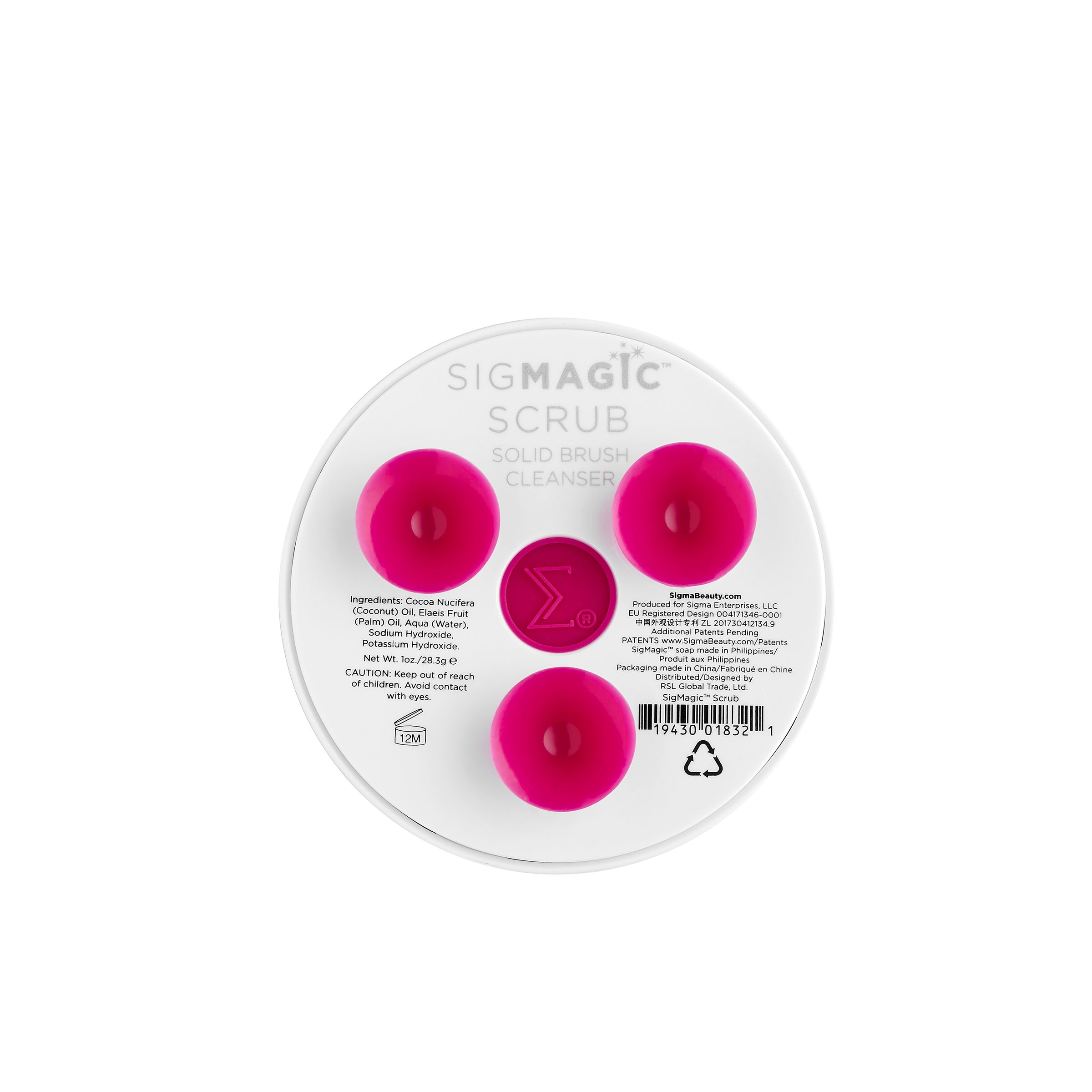 Sigmagic Scrub 2-у-1 алат за чишћење четкица за шминку Чистачи четкица за шминку