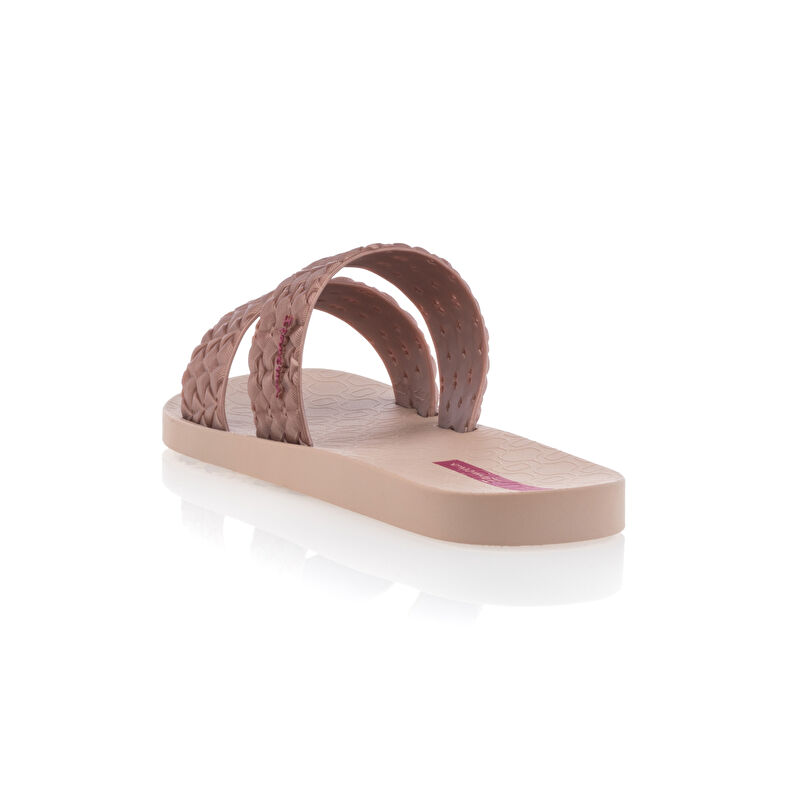 Rosa sandaler med rem för kvinnor