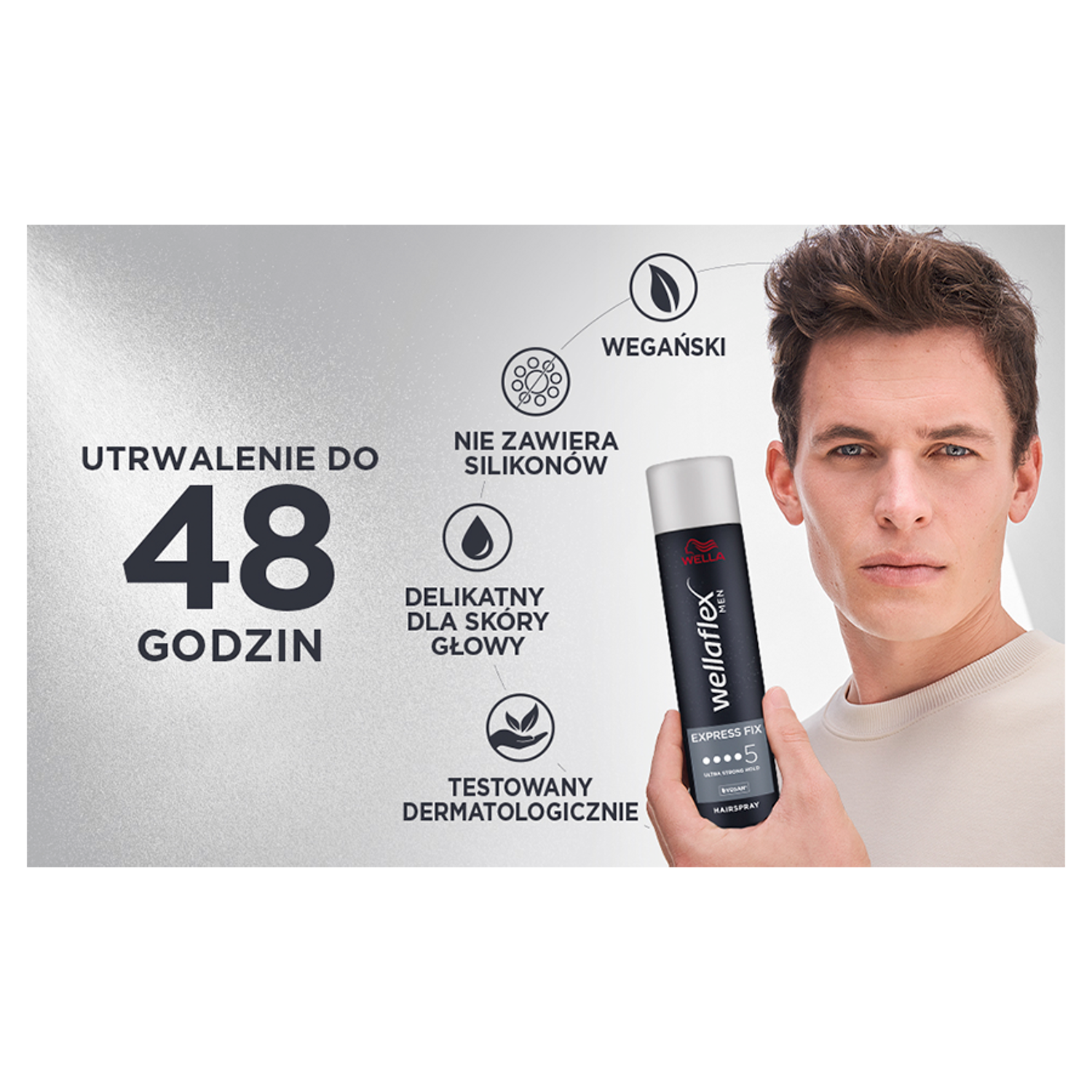 Wella Wellaflex Men Express Fix Hairspray