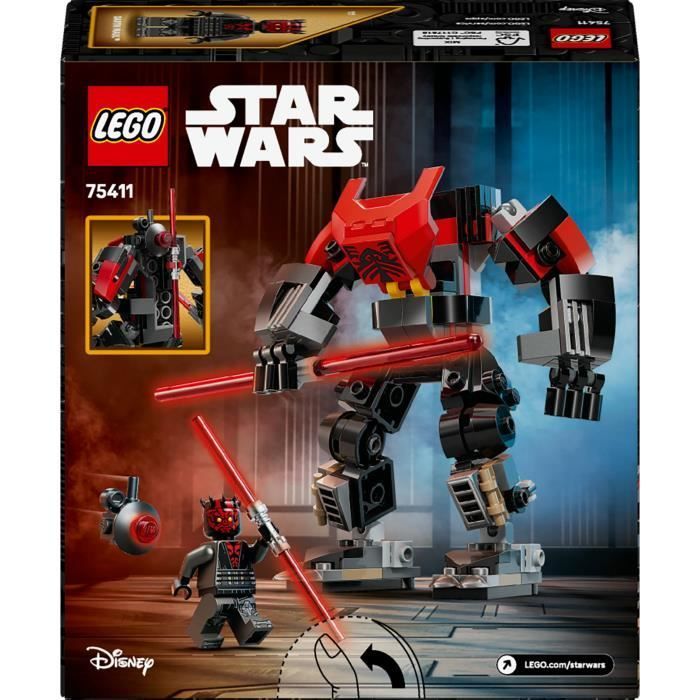 LEGO Star Wars 75411 Le Robot Dark Maul - Jeu de Construction pour Garçon dès 6 ans