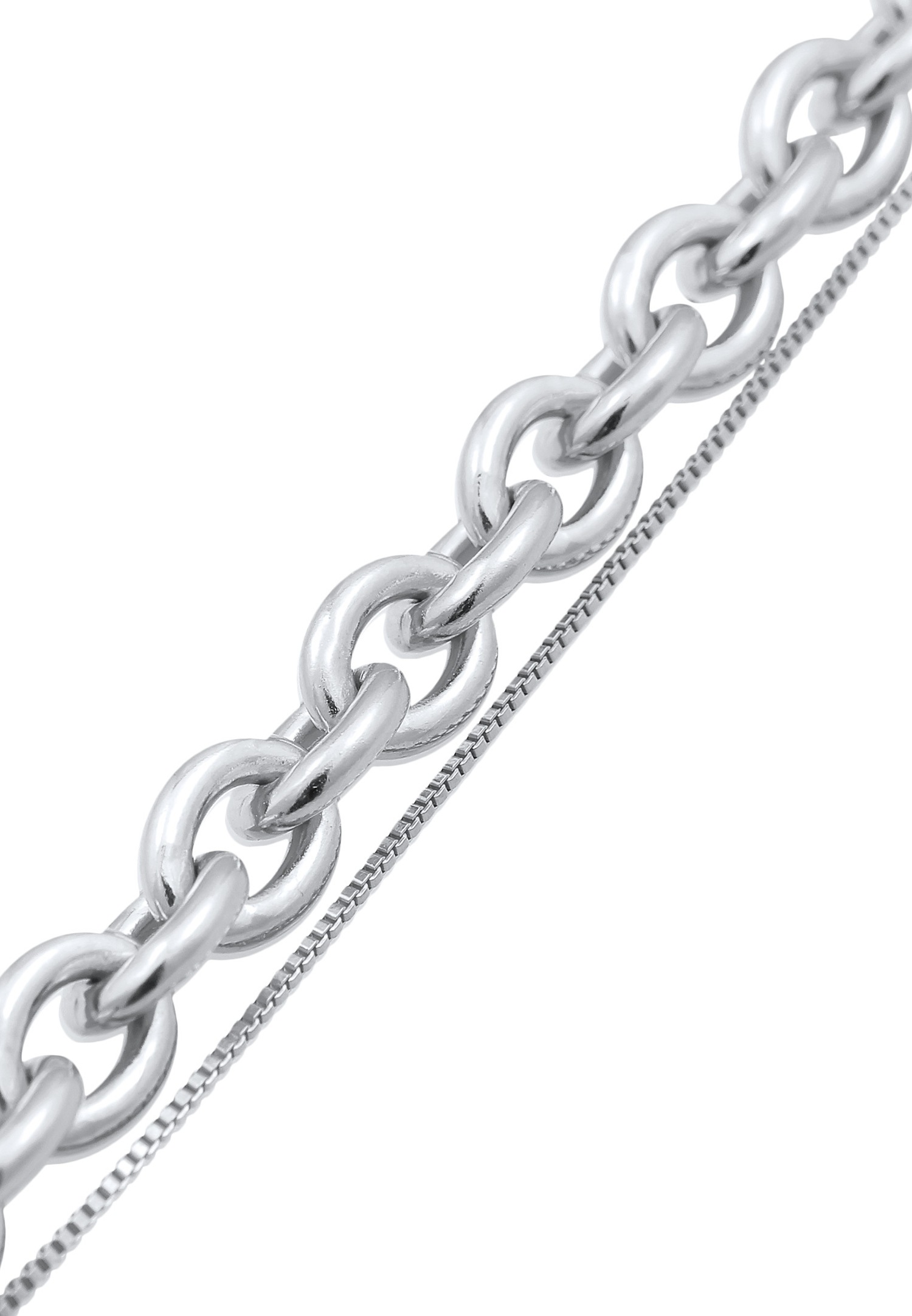 Elli PREMIUM Femmes Couche Vénitienne Grosse en argent sterling 925 rhodié