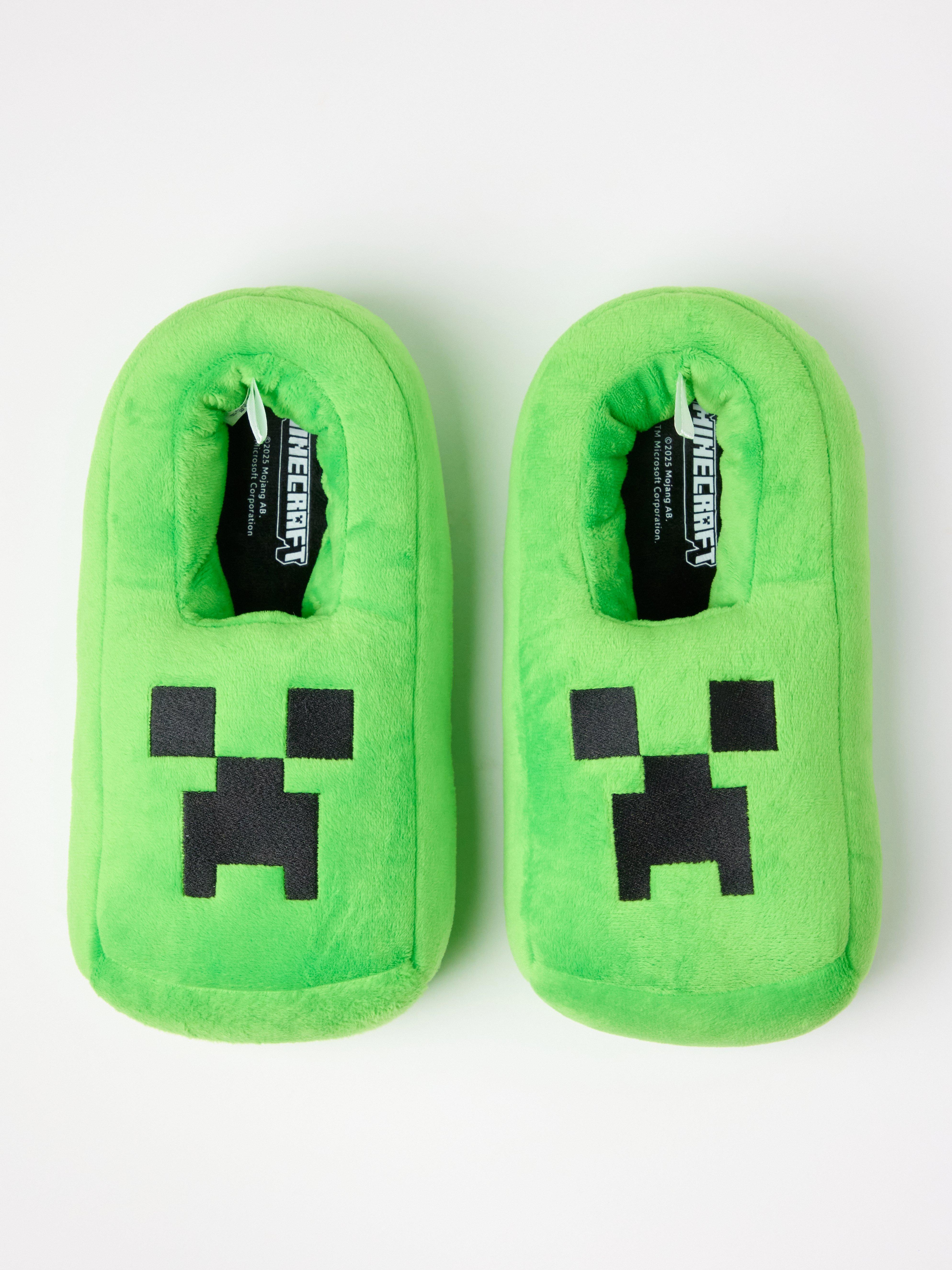Chinelo verde do Minecraft