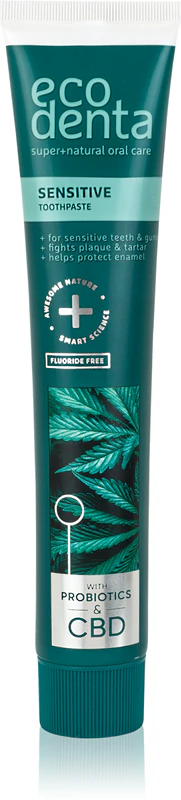 Ecodenta Sensitive CBD Bioaktive Zahnpasta mit CBD