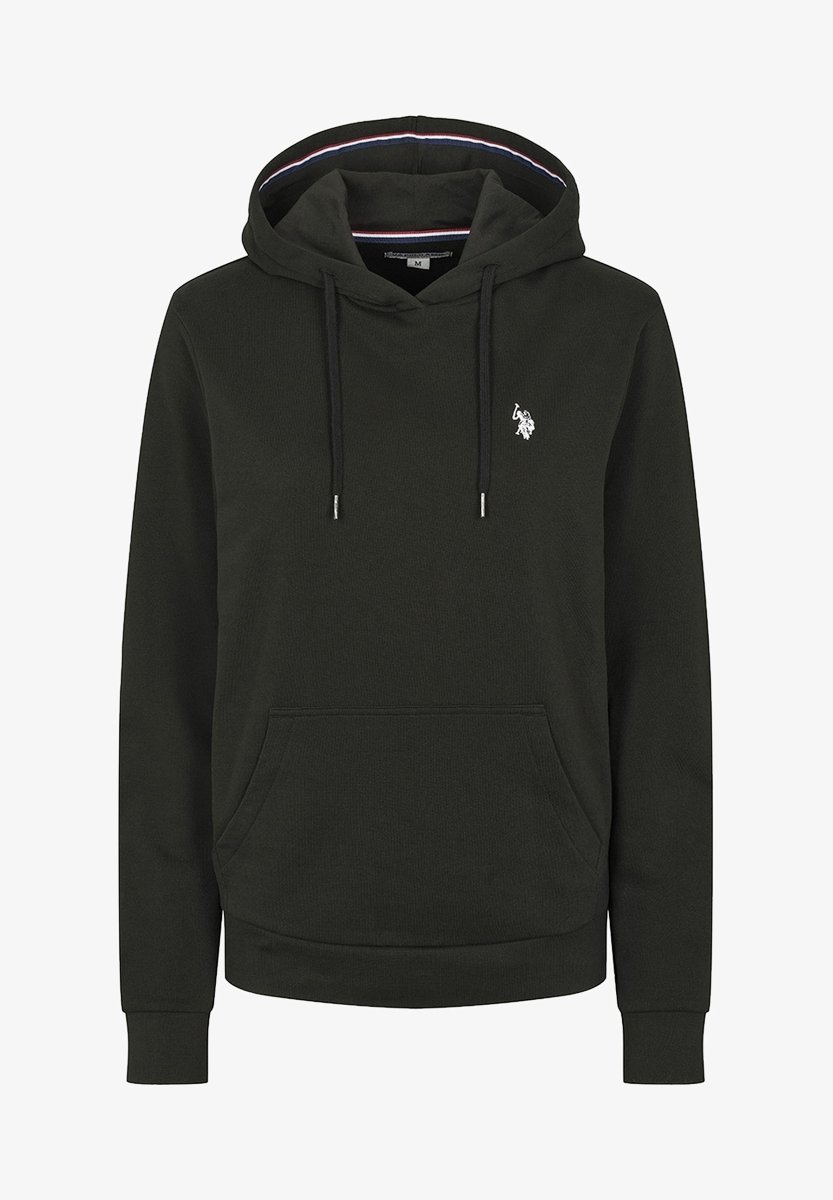 US Polo Assn. kapucnis pulóver - fekete