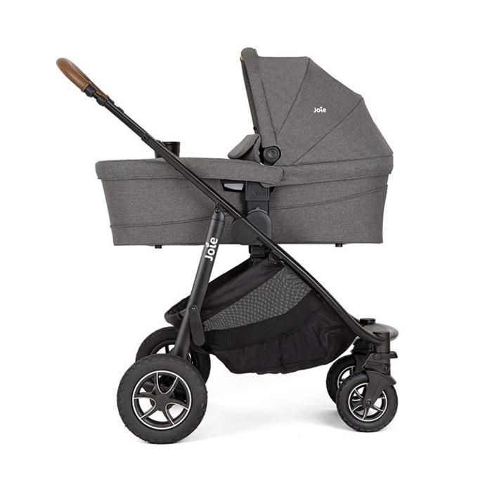 JOIE - Versatrax Trio kinderwagen + i-Snug 2 autostoel + Ramble XL reiswieg (grijs)
