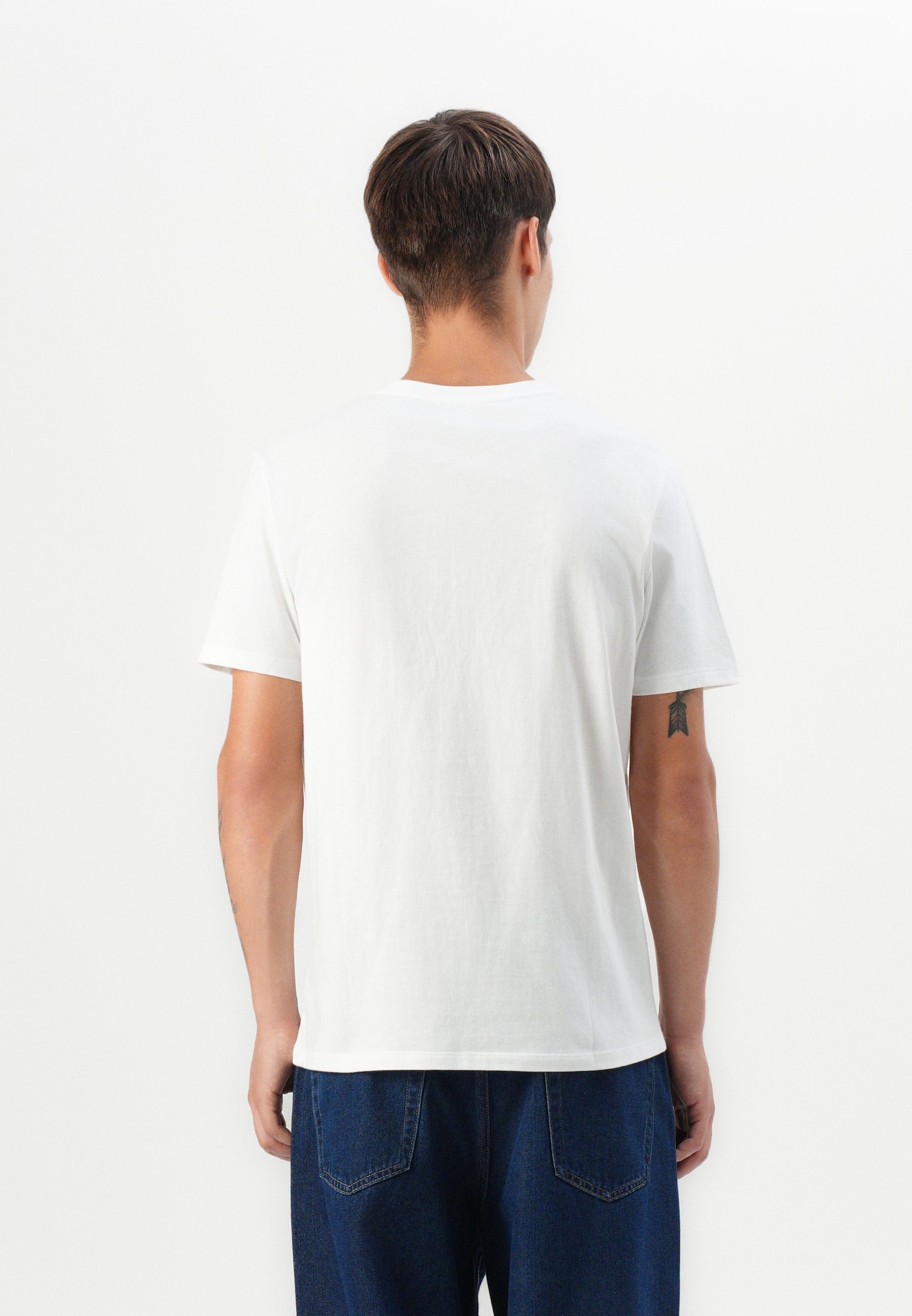 T-shirt basique GAP EVERYDAY SOFT CREW SOLID - blanc