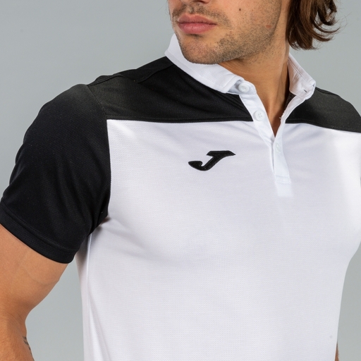  Polo Manga Corta Joma Hobby Ii Blanco Negro