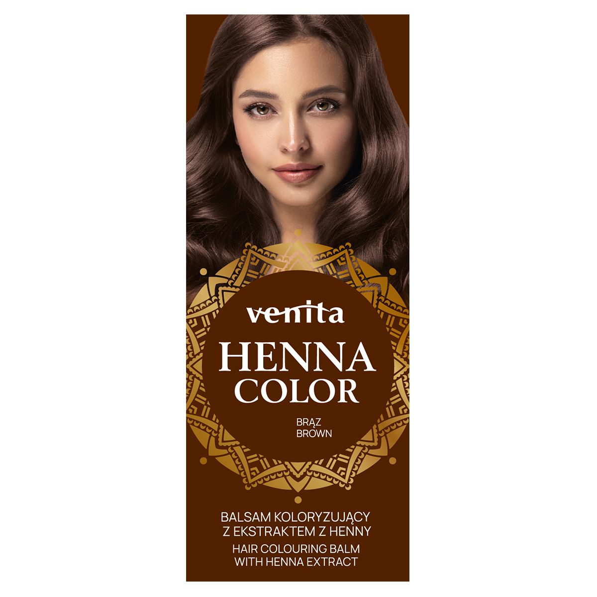Venita hårfargebalsam med hennaekstrakt, brun nr. 15, 75 ml hennafarge