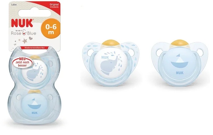 Chupeta NUK Nuk R&B Azul Latt 0-6M