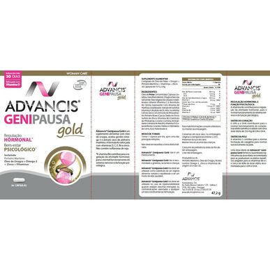 Kapsule Advancis Hormonska regulacija Genipause Gold 30 kapsul 30 kapsul