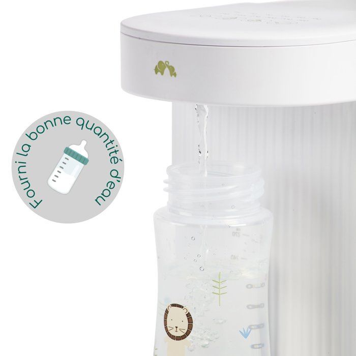 BEBECONFORT Instant Flesmaker, Vanaf de Geboorte, 1,1L Verwijderbaar Waterreservoir, Gemakkelijk Te Vullen en Reinigen, Wit