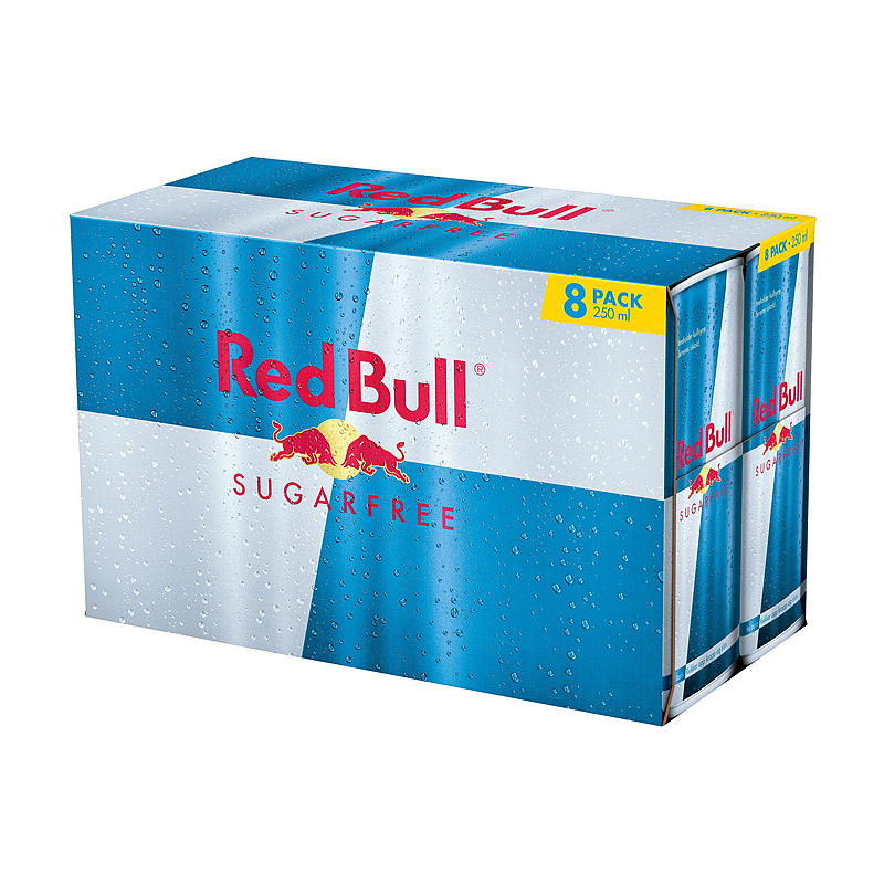 Red Bull Red Bull 8-pack sockerfri