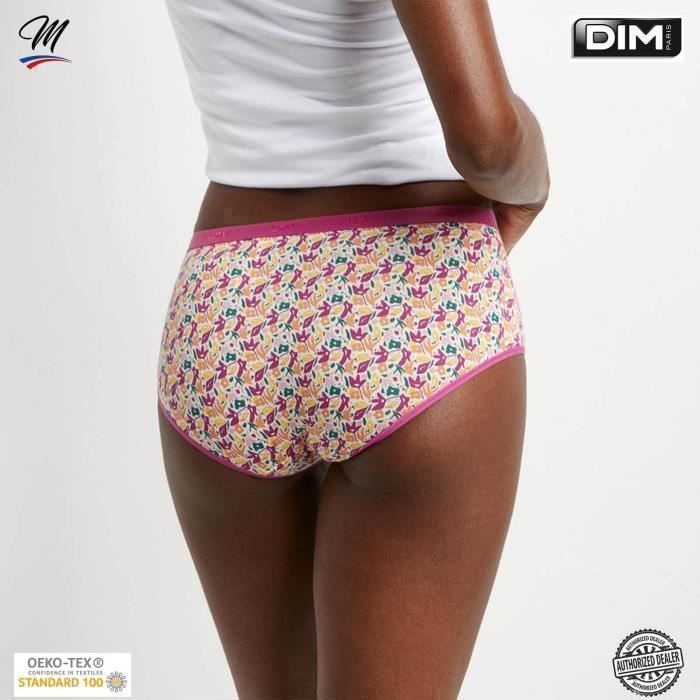 Paquete de 3 calzoncillos bóxer elásticos de algodón con diseño original 'Les Pockets de Dim' - DIM/2/D4C20/ARP/VIVA/03