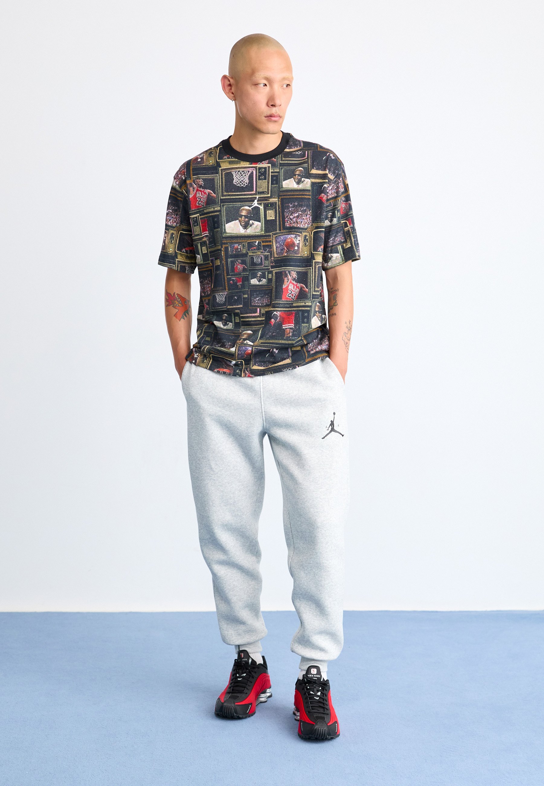 Jordan JUMPMAN PANT - Teplákové kalhoty - black/grey