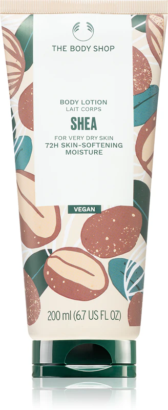 Loção Corporal de Karité da The Body Shop: creme corporal nutritivo para pele seca.