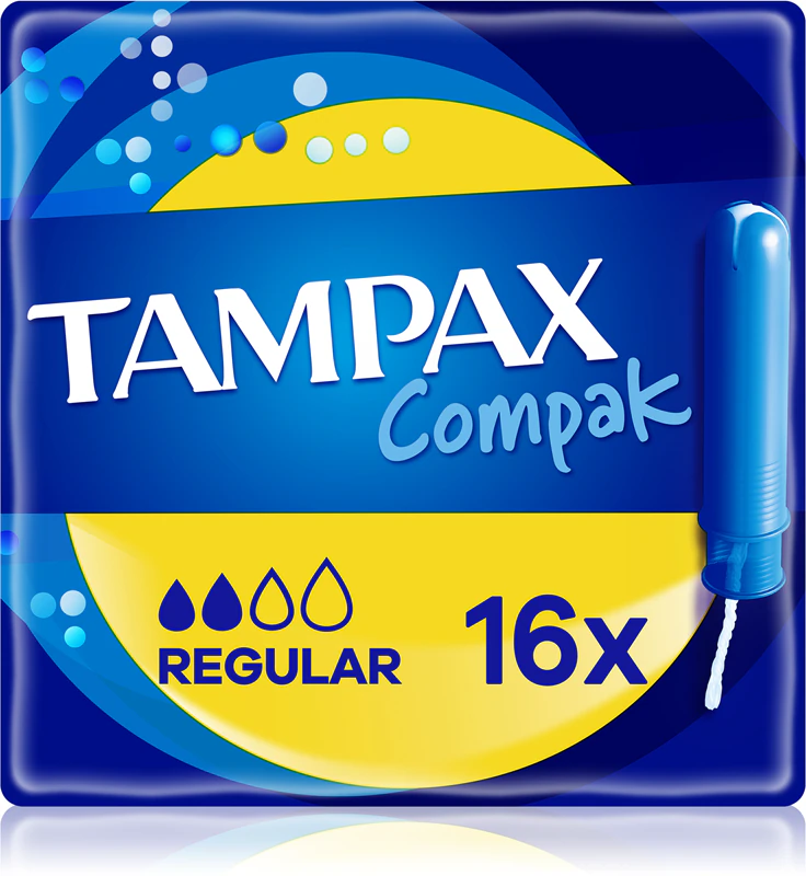 Tampões com aplicador Tampax Compak Regular