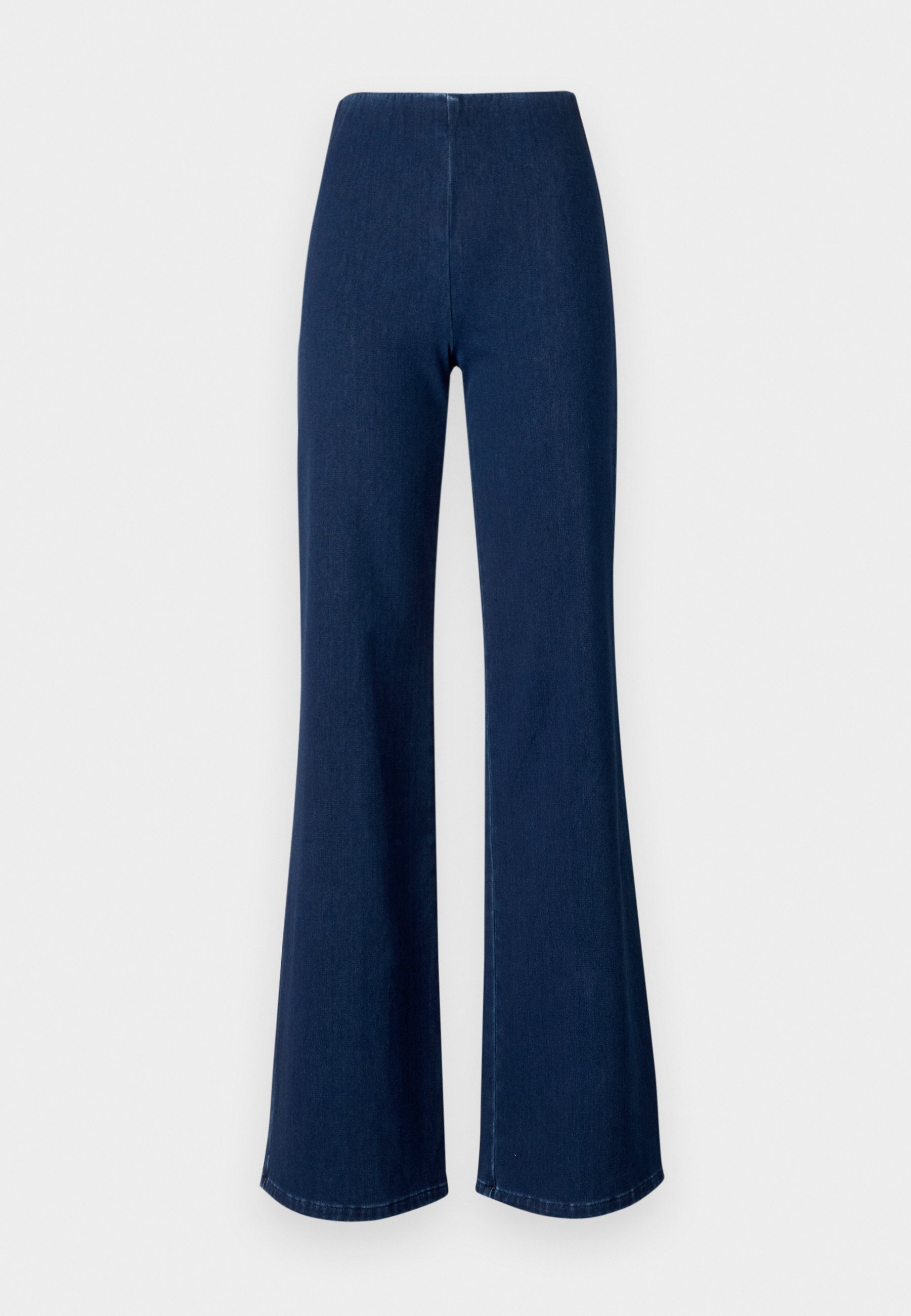 UNIQUEMENT SUR LVINNIE FLARED FIT PULL UP - Jean évasé - denim bleu foncé