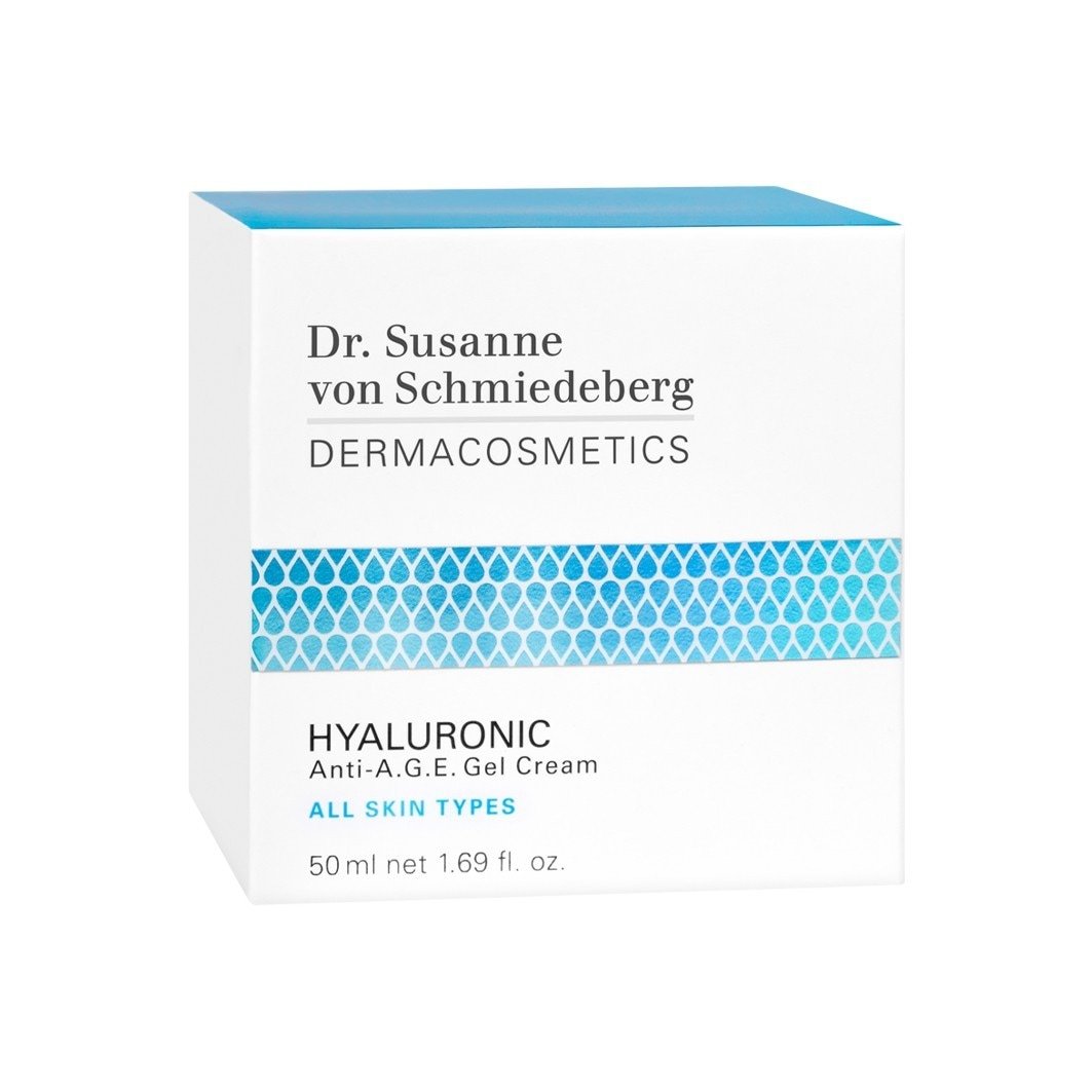 Dr. Susanne von Schmiedeberg Krema za lice Hijaluronska kiselina Anti-AGE gel-krema – 50 ml
