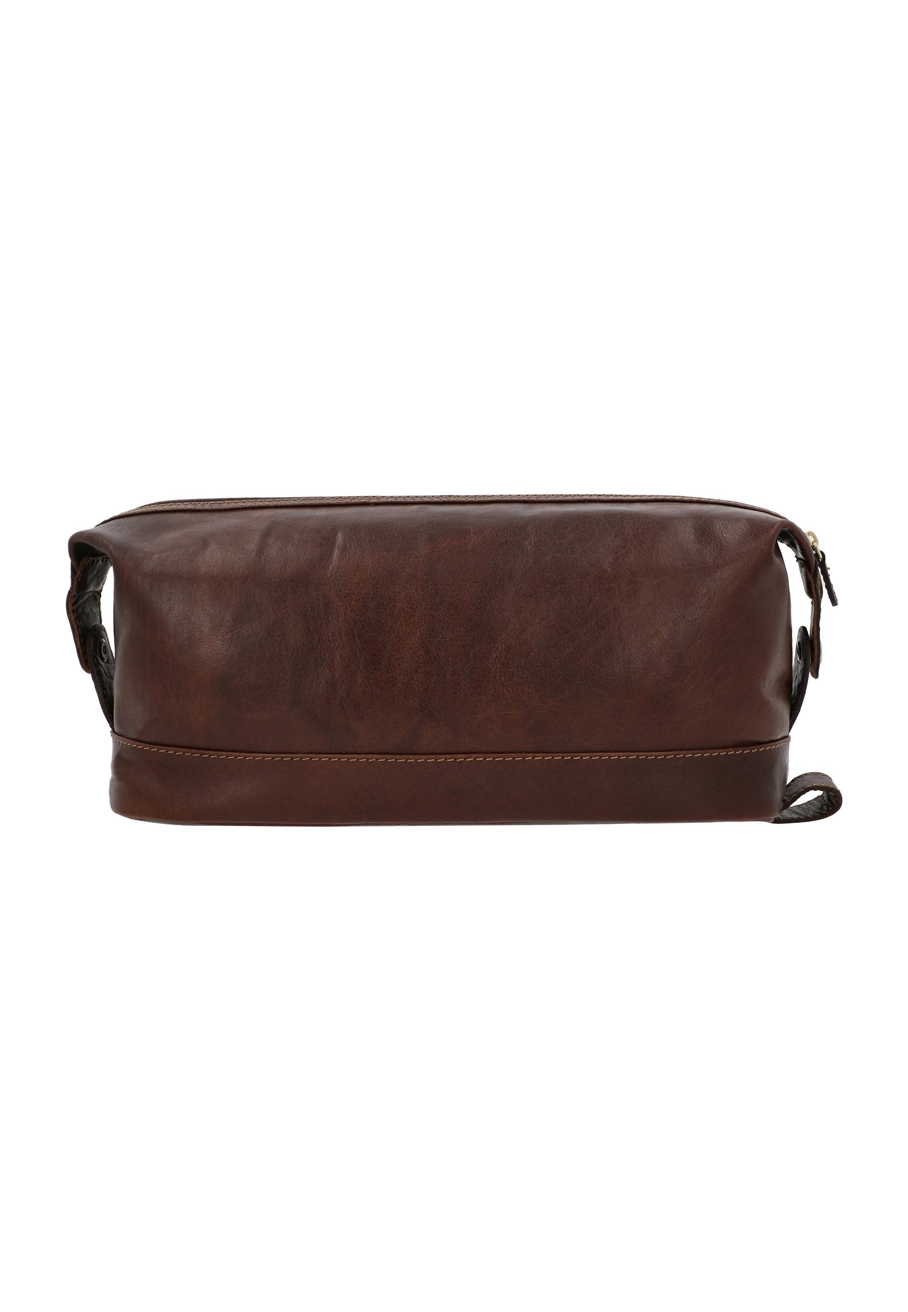 Gusti Leder ANIKA - Borsa da toilette - marrone scuro