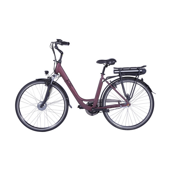 City-E-Bike Metropolitan Joy, bordeauxrood, 28 Zoll