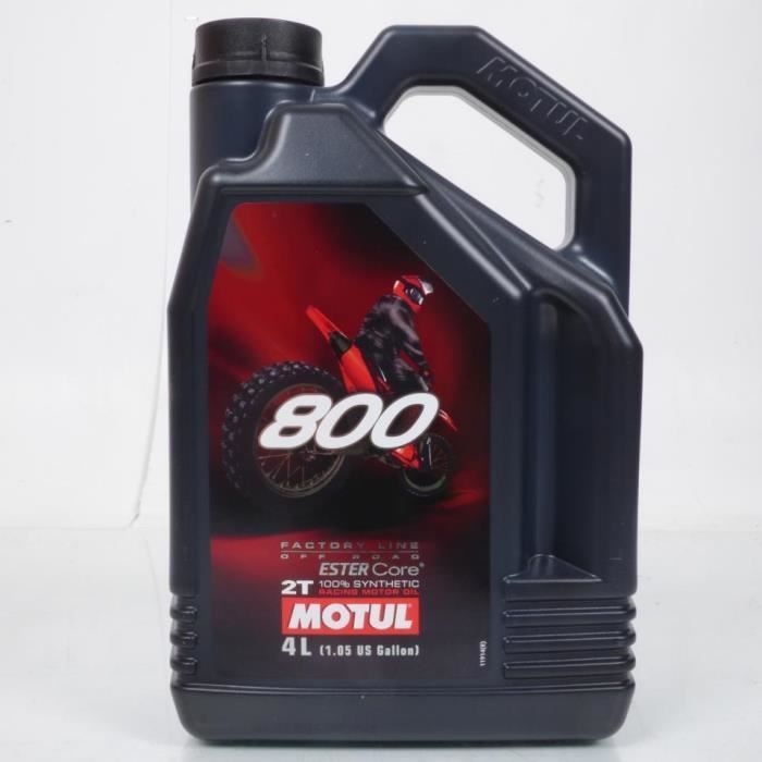 MOTUL 800 FACTORY LINE OFF ROAD RACING 2-stroke oil, 100% synthetic, 4L for motocross