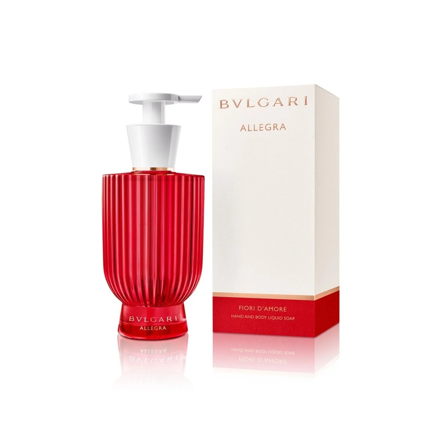 Bulgari Allegra Fiori d'Amore Hand and Body Liquid Soap - Bagno e Doccia, Detergente Mani