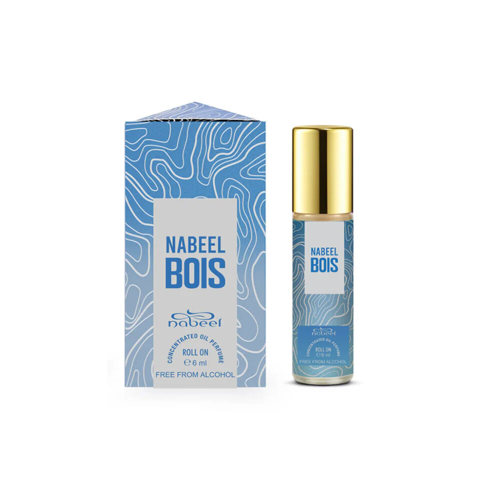 Oil Perfume Nabeel Bois Roll On Oil Perfume - Huile de Parfum Unisex, Huile de Parfum
