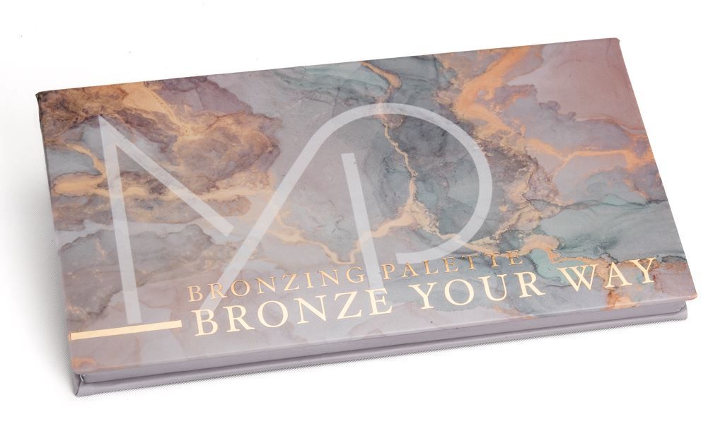 Paleta bronzujúcich púdrov Bronzery na tvár