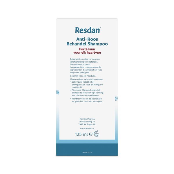 „Resdan Anti-Dandruff Forte“ šampūnas nuo pleiskanų, 125 ml