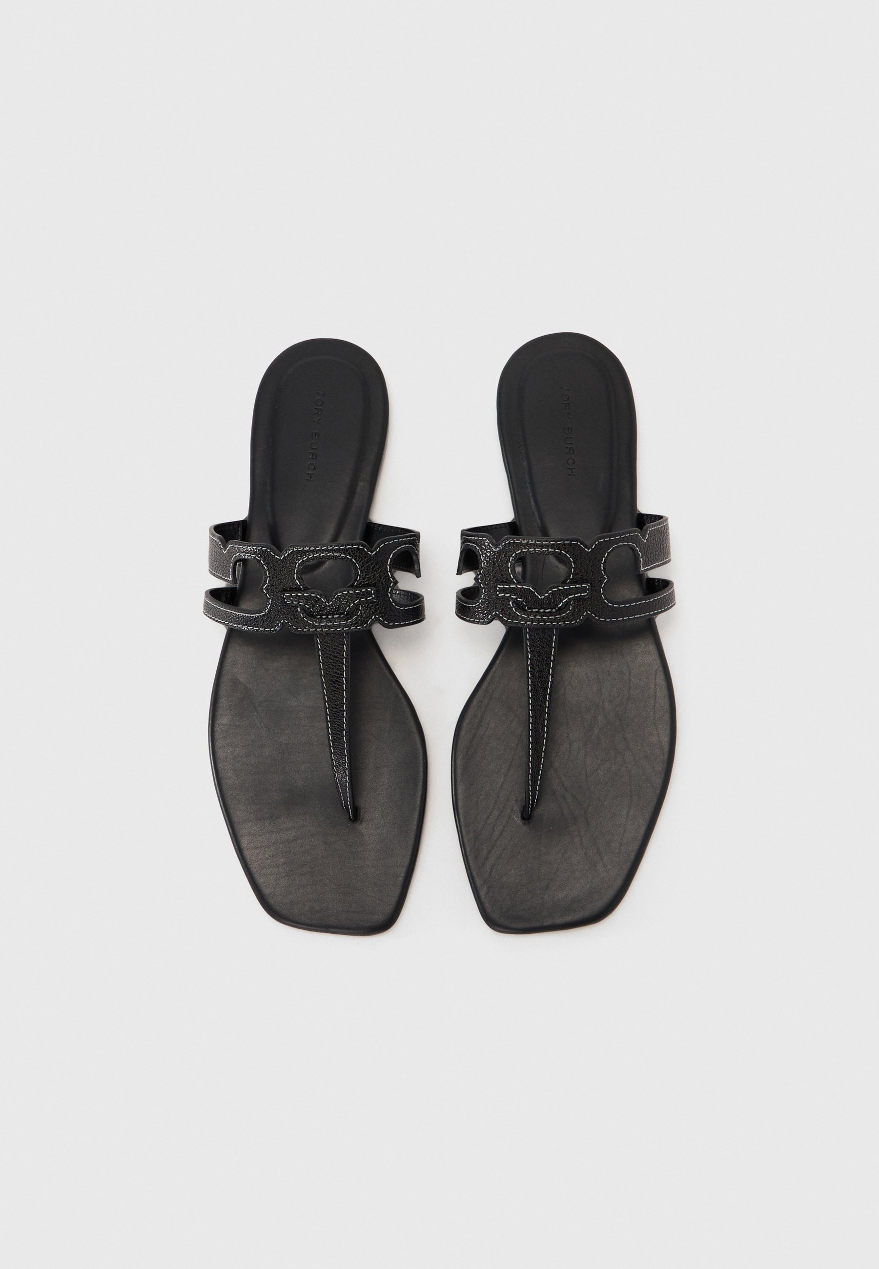 Tory Burch INES - Sandale cu baretă în T - negru perfect