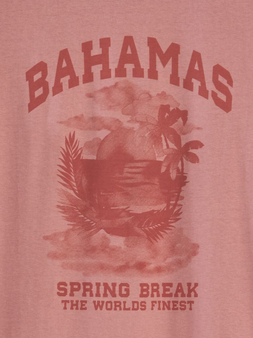 Bedrukt T-shirt - ROZE