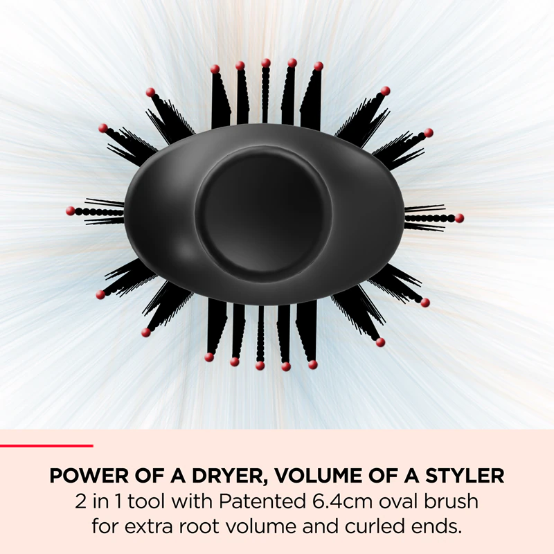 Ferro de Curling Revlon Beauty Salon One-Step Hair Volumiser Plus