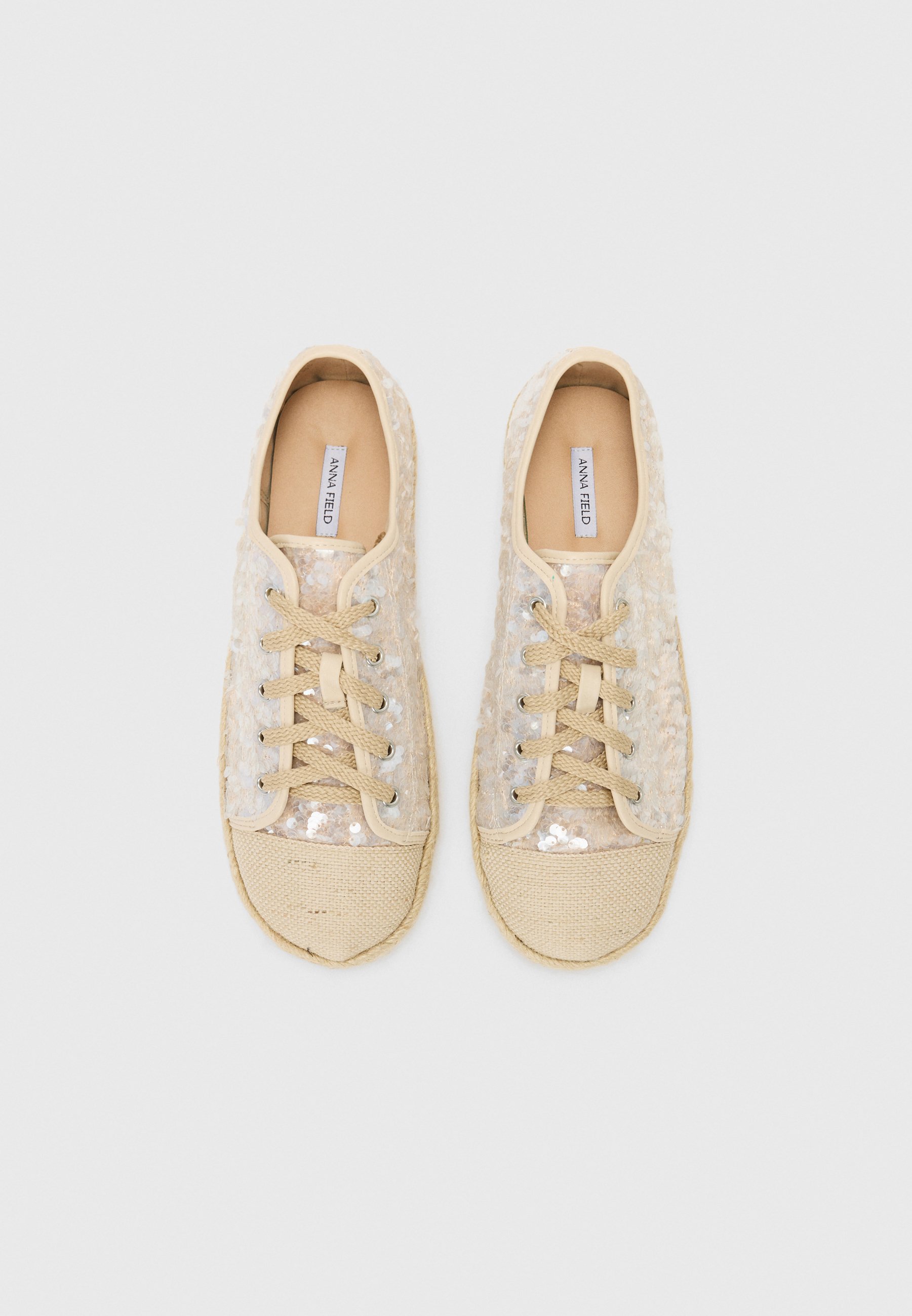 Anna Field espadrilles met brede pasvorm - gebroken wit