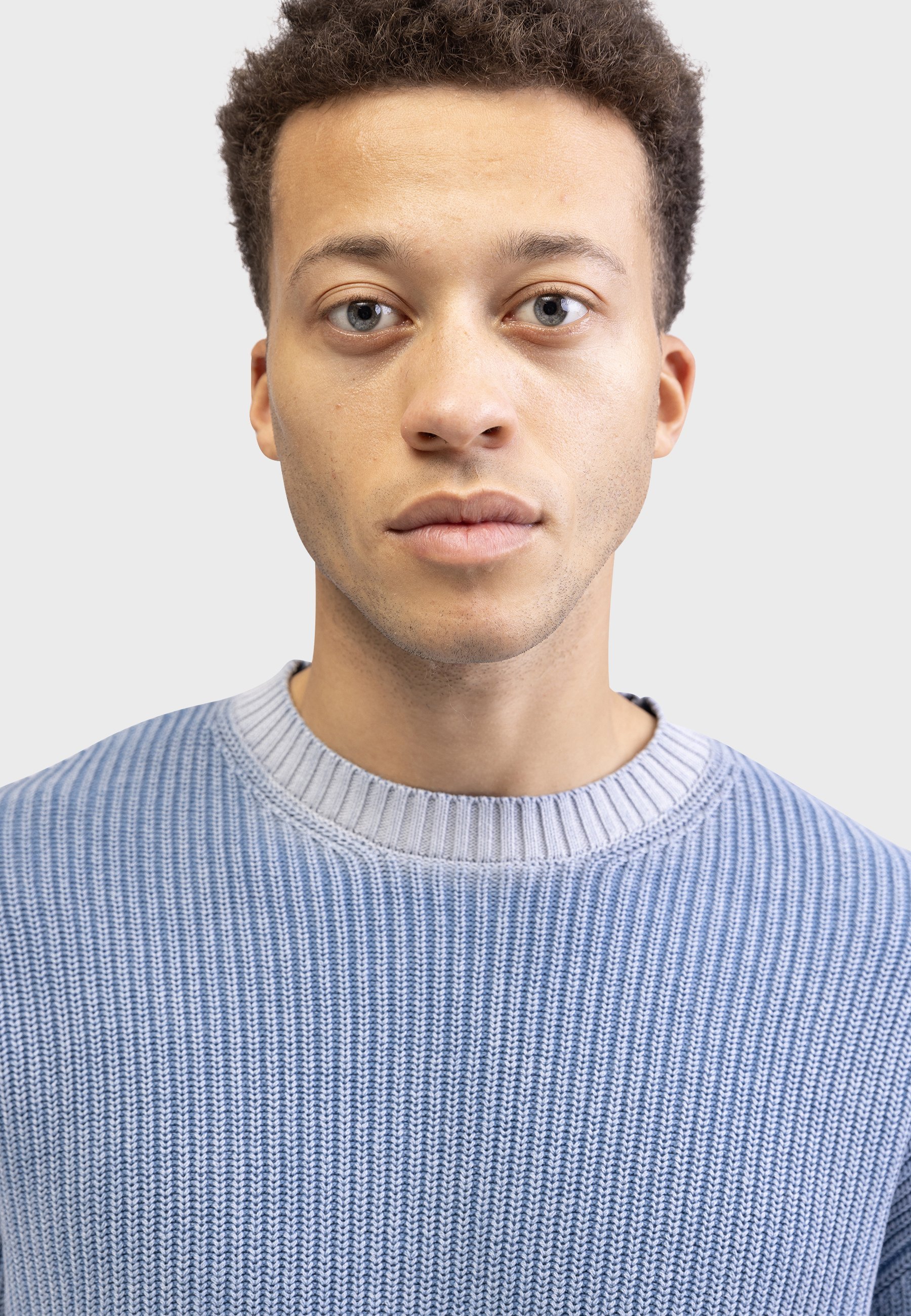 Redefined Rebel DREW KNIT BOXY FIT - Trui - baleinblauw