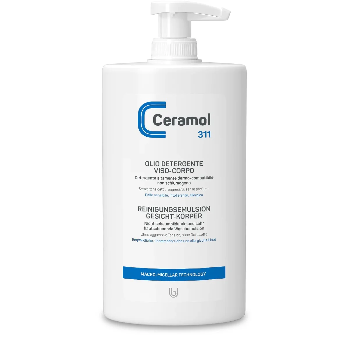 Ceramol 311 OLIO DETERGENTE VISO-CORPO 311 - Olio Bagno, Olio detergente viso