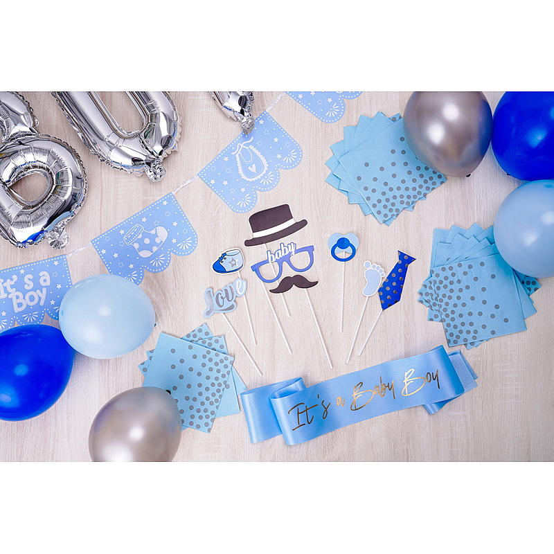 Giform Babyshower-festsett blått