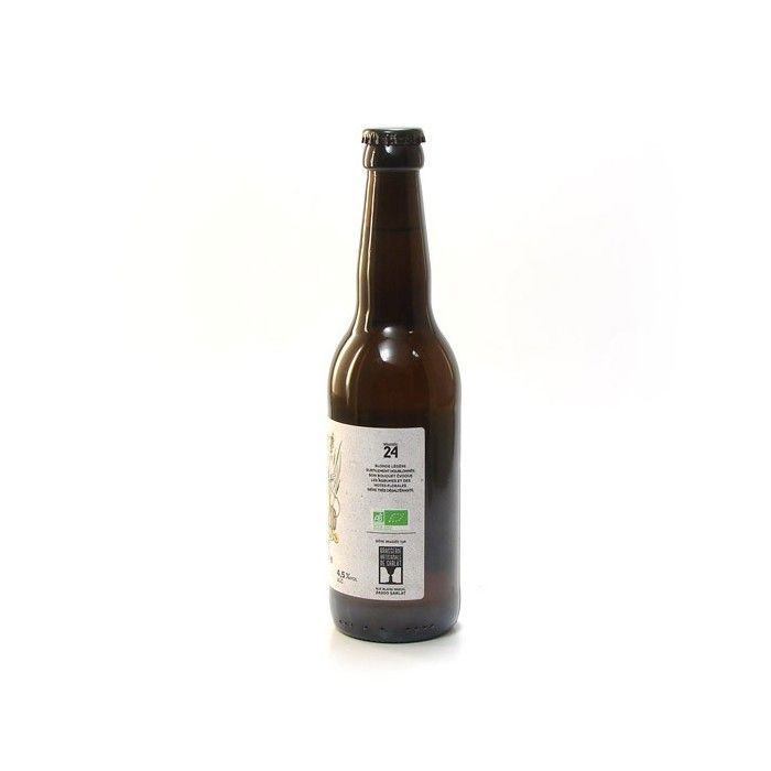 Birra bionda biologica, fermentata per 24 ore, birrificio artigianale Sarlat, 33 cl
