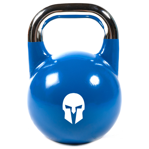 Wettkampfhantel aus Gusseisen mit aufgemaltem Logo, 12 kg