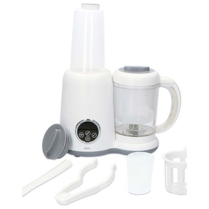 Robot pour repas bébés 5 en 1 Blanc – 300W - Stérilisation et Chauffe-biberon-cuisson vapeur
