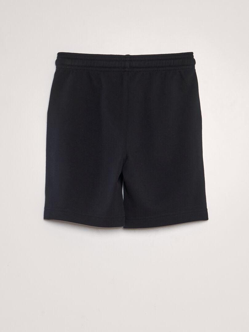 Bermudas de felpa francesa - negras
