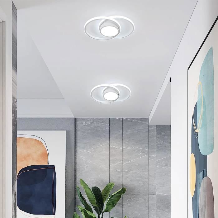 Dorlink Plafonnier LED 42W Rond Lampe de plafond Plafonnier chambre pour Couloir Coucher Salle de Bains Cuisine Salon, Blanc 6500K