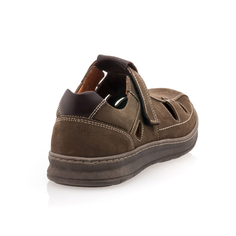  Brune sandaler / sko med åpen tå for menn